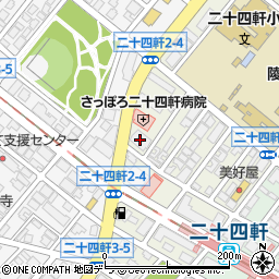 合同会社グリンケア札幌周辺の地図