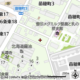 北海道札幌市東区苗穂町2丁目4-32周辺の地図