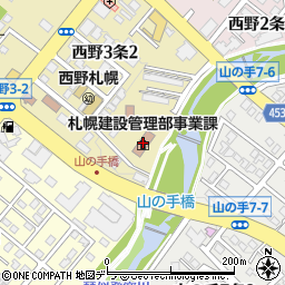 北海道札幌土木現業所分室事業課周辺の地図
