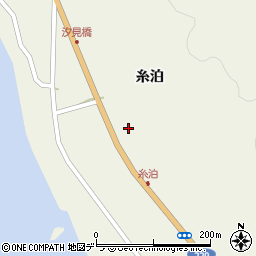 北海道古宇郡泊村泊村糸泊周辺の地図