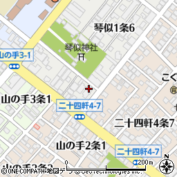 横浜家系らーめん三元 琴似店周辺の地図