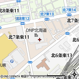 北海道札幌市東区北７条東12丁目周辺の地図