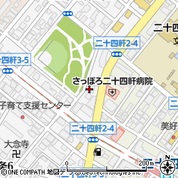 シンワ株式会社　札幌支店周辺の地図