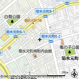 プロムナード菊水元町Ｄ周辺の地図