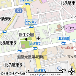 株式会社ヤマヒサ　ペットケア事業部・札幌営業所周辺の地図