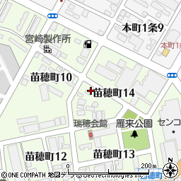 北海道札幌市東区苗穂町14丁目1-14周辺の地図