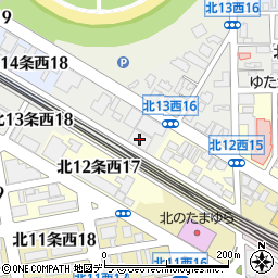 平和紙業　札幌事業所周辺の地図