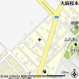 北海道江別市大麻桜木町32周辺の地図