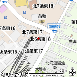 ＪＲ苗穂運転所周辺の地図