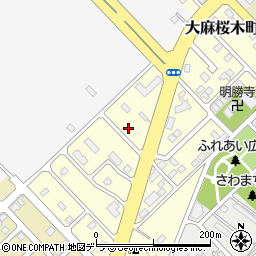 北海道江別市大麻桜木町33周辺の地図