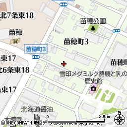 札幌市東区苗穂東まちづくりセンター周辺の地図