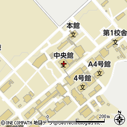 中央館周辺の地図