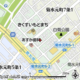 株式会社なかしん　札幌営業所周辺の地図