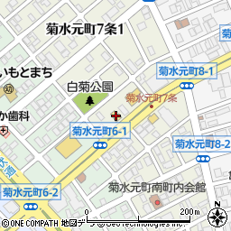 マクドナルド札幌インター店周辺の地図