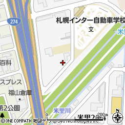 栄冠運輸株式会社　札幌営業所周辺の地図
