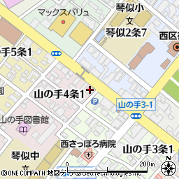 ユフ精器株式会社　札幌営業所周辺の地図