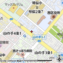 高橋米殻店周辺の地図