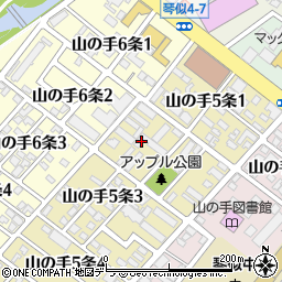 北海道札幌市西区山の手５条2丁目3周辺の地図