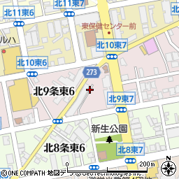 北海道札幌市東区北９条東7丁目1周辺の地図