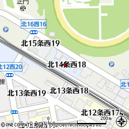 北海道札幌市中央区北１４条西周辺の地図