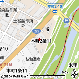 北海道札幌市東区本町２条11丁目周辺の地図