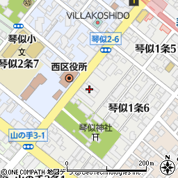 札幌琴似第一ビルディング周辺の地図