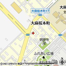 宮田屋大麻店周辺の地図