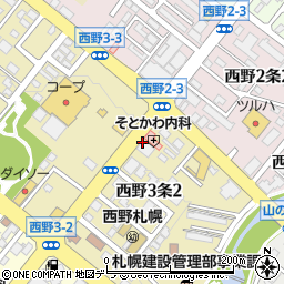 味覚園 西野店周辺の地図