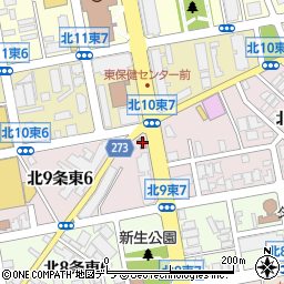 札幌北九条郵便局 ＡＴＭ周辺の地図