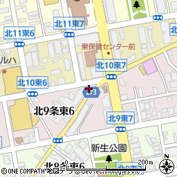 北海道札幌市東区北９条東6丁目2-32周辺の地図
