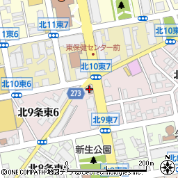 札幌北九条郵便局周辺の地図