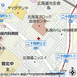 マルハ産業札幌新営業所周辺の地図