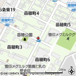 北海道札幌市東区苗穂町周辺の地図