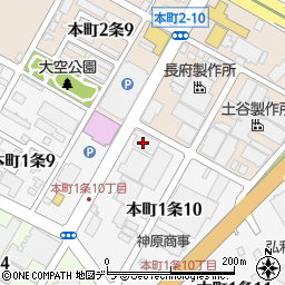 粟井機鋼株式会社　札幌営業所周辺の地図