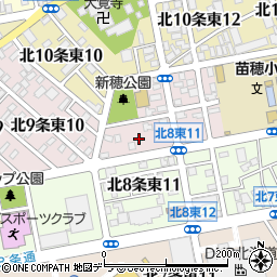 北海道札幌市東区北９条東11丁目1-36周辺の地図