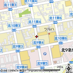 北海道札幌市東区北１０条東周辺の地図