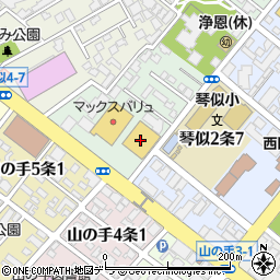 セカンドストリート　琴似店周辺の地図