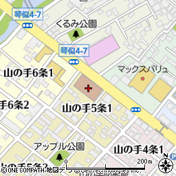 札幌西郵便局周辺の地図