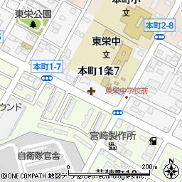 株式会社日本医化器械製作所札幌支店周辺の地図