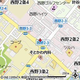 シティホール札幌西周辺の地図