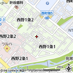 水漏れ修理の生活救急車　札幌市西区エリア専用ダイヤル周辺の地図