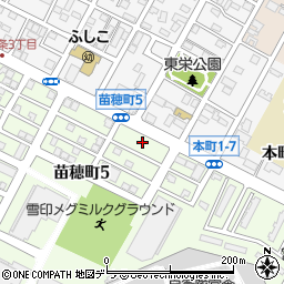 北海道札幌市東区苗穂町5丁目5周辺の地図