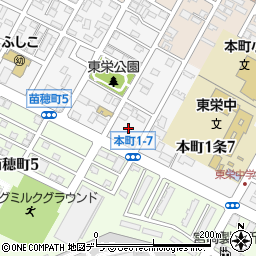 北海道札幌市東区本町１条6丁目7周辺の地図