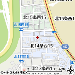 やまき木村札幌社員アパート周辺の地図