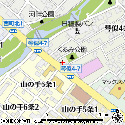 北海道　畠山ボクシングジム周辺の地図