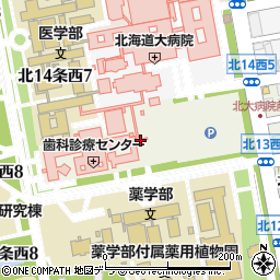 北海道札幌市北区北１３条西6丁目周辺の地図