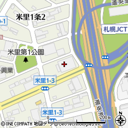 エア・ウォーター物流株式会社札幌引越センター周辺の地図