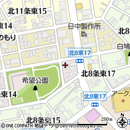 ＪＴＥ　北海道支店周辺の地図