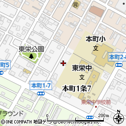 アイコート本町周辺の地図