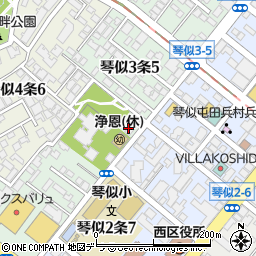 石川玩具株式会社　札幌営業所周辺の地図